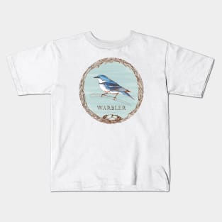 For the Birds - Warbler Kids T-Shirt